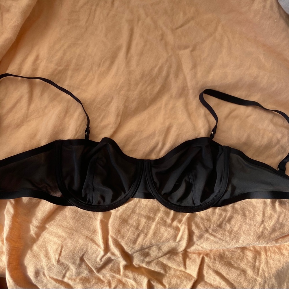 Cuup Black Balconette Bra